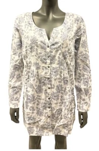 Damen Bluse Hemd Shirt Tunika bpc weiß blau NEU Größe 40 - Picture 1 of 2