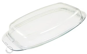 BRÄTERDECKEL 33x21 cm GLAS AUFLAUFFORM BRÄTER Ersatz Deckel GLASDECKEL - Bild 1 von 3