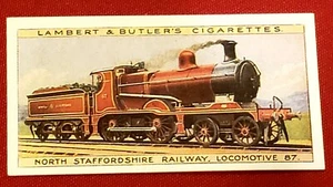  Lambert & Butler Cigarettes Card North Staffordshire World's Locomotive #36 - Picture 1 of 2