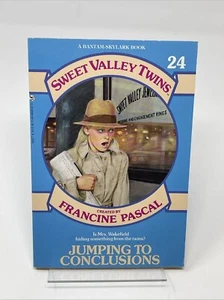 Vintage Sweet Valley Twins 80's 90's Francine Pascal, Jumping to Conclusions #24 - Foto 1 di 2