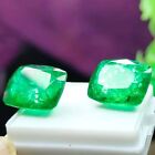 Natural Colombian Green Emerald Cushion Shape 20 Ct Ring Size certified Loose