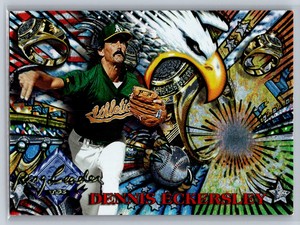 1995  Stadium Club Dennis Eckersley #16 Ring Leaders Members Only Athletics