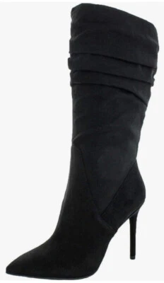 Botas Jessica Simpson Lyndy 2 negras holgadas de gamuza sintética. Talla 10. ¡NUEVO EN CAJA! Foto 1 de 4
