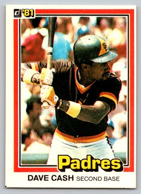 1981 Donruss #121 Dave Cash San Diego Padres - Image 1 of 2