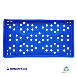 Kimberly Clark Halyard Blue Daisy Design Transport Tray 22-3/8" X 12" X 1-1/2" - Picture 1 of 3