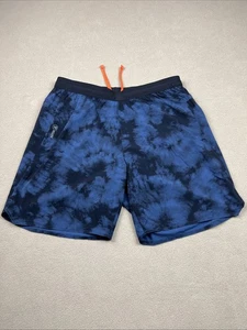 Roark Alta 7" Lined Ultra Lightweight Running Shorts, Run Amok. Blue, Sz S - Picture 1 of 11