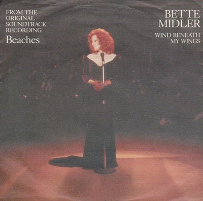 Bette Midler - Wind Beneath My Wings - Used Vinyl Record 7 - 56 - W7294z - Image 1 of 4