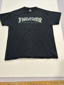 THRASHER Skate MAGAZIN HERREN T-SHIRT SCHWARZ DORNROSEN Medium #0116 - Bild 1 von 14