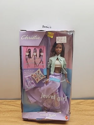 Muñeca Christie Jewel Girl primera cintura flexible 28067 Mattel 2000 nueva en caja Foto 1 de 4