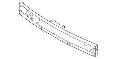 Nissan Versa Note 2017-2018 genuino - Barra de impacto F2030-9MEMH Foto 1 de 2