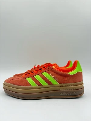 Adidas Mujer Gazelle Negrita Originales Talla 10 Solar Naranja Verde |H06126| Foto 1 de 4