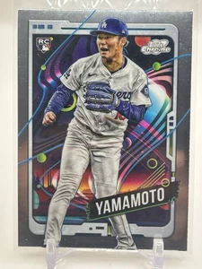 YOSHINOBU YAMAMOTO 2024 Topps Chrome Cosmic RC Rookie Dodgers #125 QTY - Picture 1 of 2