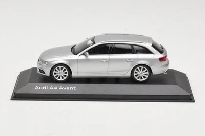 5011204213 Audi A4 B8 Avant Ice Silver Minichamps 1/43 - Image 1 of 4