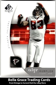 2005 SP Authentic Alge Crumpler #5 Atlanta Falcons UD Promos NFL Football - Picture 1 of 2