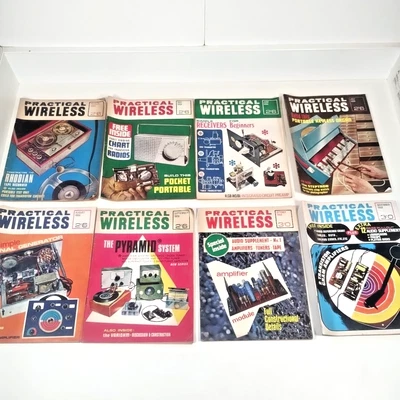 Practical Wireless Magazine 1968 - 8 Issues Only - Missing Jan, Feb, April & Dec - Image 1 of 4
