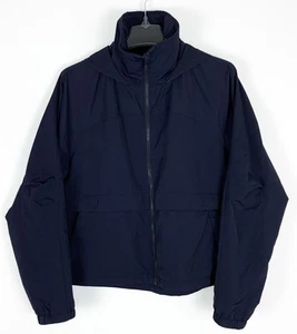 Giacca Lululemon senza sforzo leggera LW4AEWS donna taglia 10 blu navy - Foto 1 di 23