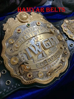 Iwgp V4 Heavyweight Championship Belt ,4mm Zinc, Dual Plated, 5 Layerd, Adult - Image 1 of 4