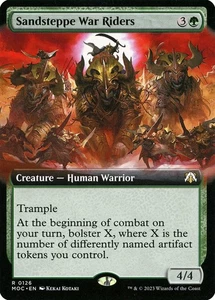 Sandsteppe War Riders (126) arte extendido March of the Machine Commander sin usar, en caja original MTG - Imagen 1 de 1