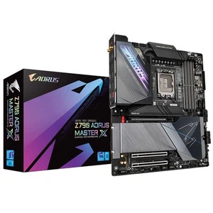 GIGABYTE Z790 AORUS MASTER X LGA1700 4xDDR5 ATX MB 4xSATA 5xM.2 - Bild 1 von 4