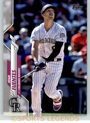2020 Topps Update #17 Josh Fuentes - Image 1 of 2