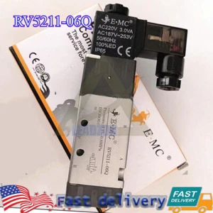 1pcs New EMC solenoid valve RV5211-06Q AC220V Fast delivery in box - Picture 1 of 4