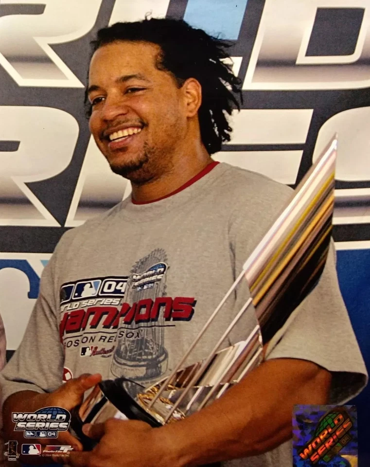 MANNY RAMIREZ 2004 WORLD SERIES MVP 8x10 PHOTO Boston Red Sox - Image 1 of 1