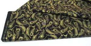 Michael Miller Quilt-Bastelstoff OPULENTE FEDERN schwarz 7 1/2 Yards (cm-11855) Bolzen - Bild 1 von 1