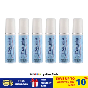 6 botellas 75 ml Dr Mist desodorante natural libre de aluminio aerosol elimina el olor corporal - Imagen 1 de 9