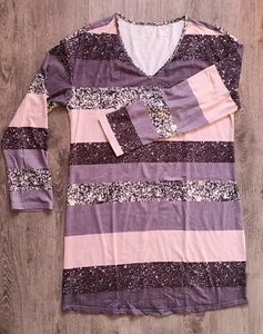 NEU Wunderschönes bequemes Kleid Gr. L 40/42 - Bild 1 von 3