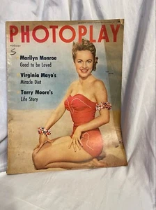 1954 AUG PHOTOPLAY VG+ 4.5 TERRY MOORE MARILYN MONROE MB1 - Picture 1 of 2