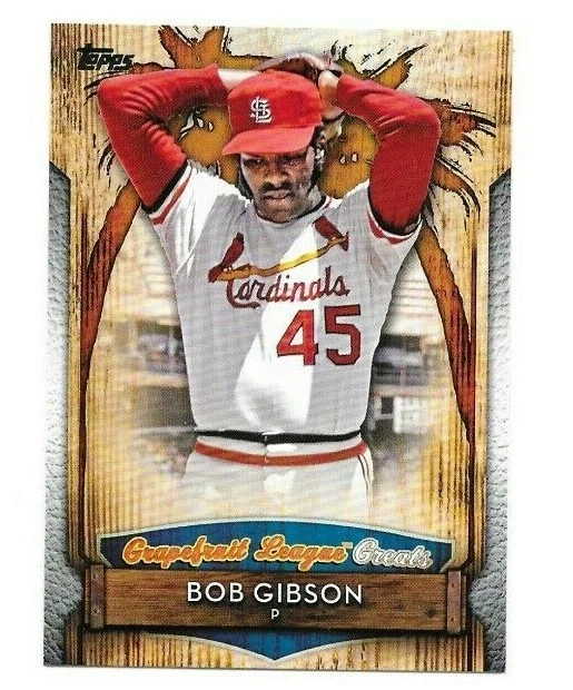 2019 Topps Grapefruit League Greats Bob Gibson - Image 1 of 1