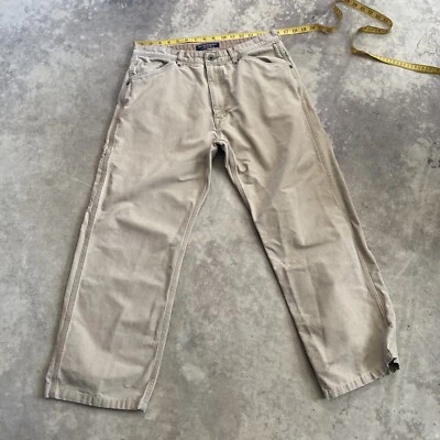 Polo Ralph Lauren Jeans Co Mens Size 33 Beige Flap Pockets Cotton Straight Leg - Image 1 of 4