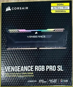 Corsair Vengeance RGB PRO 32GB (2X16GB) DDR4-3600 MHz Black - Photo 1/4