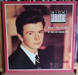 (37) Rick Astley - When I Fall In Love / My Arms Keep Missing You 12" - Picture 1 of 1