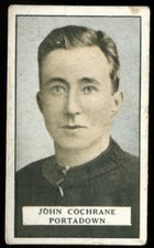 Tobacco Card,Gallaher,FAMOUS FOOTBALLERS,Green 1925,John Cochrane,Portadown,#7