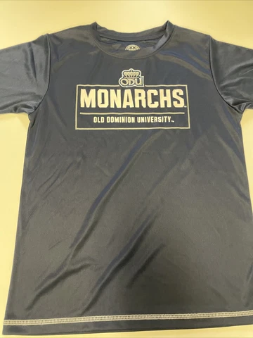 ODU Old Dominion Monarchs Navy Blue Shirt Tee Boy's Size L 10/12 Cover