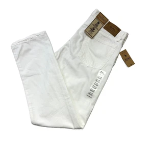 POLO RALPH LAUREN Men Jean White Varick Slim Straight Hemp 34" x 32" NWT $125 - Picture 1 of 6