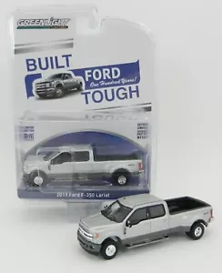 1:64 GreenLight *ANNIVERSARY COLLECTION* Silver 2019 Ford F350 Dually Pickup NIP - Picture 1 of 5