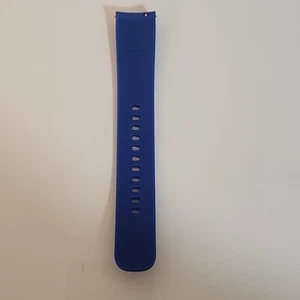 Genuine Samsung Gear Sport Band OEM Blue Silicone Strap 20mm - Large Piece Only - Picture 1 of 13