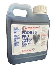 Liquid Fabric Dye Dark Blue, Clothes, Denim, Handbags, Spray, Dip, Batik 1 LT - Picture 1 of 13