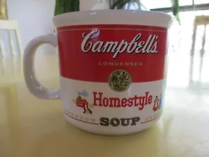 Taza sopa Campbell's Homestyle 14 oz vintage 1989 Westwood International - Imagen 1 de 7