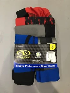5 Pack Athletic Works Performance Dri-Wicking - Size M - Picture 1 of 2