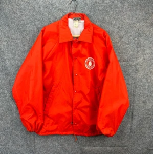 Chaqueta cortavientos vintage City of Orange County Cali Hartwell grande para hombre roja - Imagen 1 de 7
