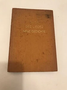 Buch der Lieder uns Neue Gedichte Heinrich Heine 1922 44B-201G - Picture 1 of 5