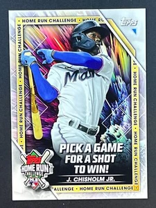 JAZZ CHISHOLM JR 2023 Topps Series 2 Home Run Challenge #HRC-12 Miami Marlins - Picture 1 of 2