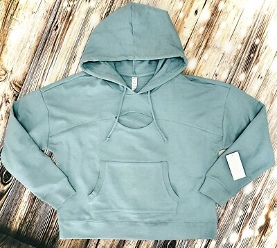 MARIKA || Sudadera con capucha corta Leah Cutout en H. Azul Humo - Talla XXL 🩵NWT🩵 Foto 1 de 4