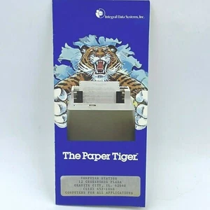 Integral Data Systems The Paper Tiger Printer IDS 440 Sales Brochure Booklet BK8 - Picture 1 of 4