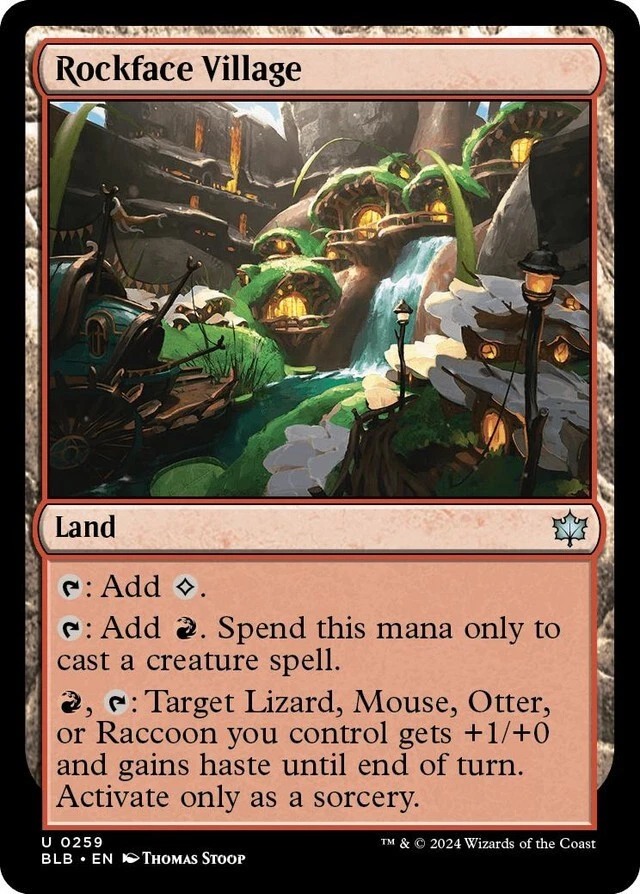 Bloomburrow - Rockface Village - MTG - NM - Image 1 of 1