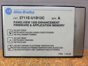 Allen Bradley 2711E-U1B12C Series A Panelview 1200 Firmware Memory Card
