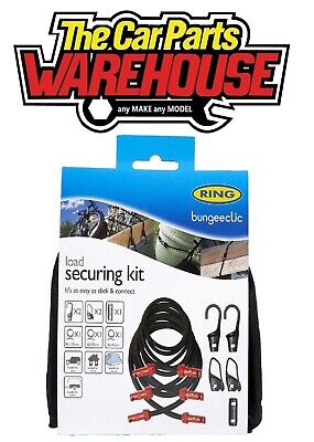 RING Bungee Straps Clic Click Bungee Cords Load Securing Kit RLS1 Luggage • 8.30€
